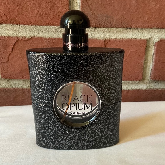 YSL Opium Black Large Empty Perfume Bottle Spray 90 ml 3 oz - Picture 1 of 6